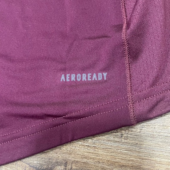 Adidas Mississippi State Bulldogs Polo Shirt Women's Large Maroon Aeroready - Picture 6 of 8